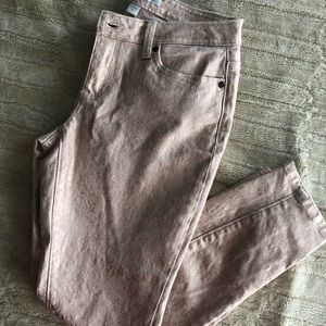 Pink/rose gold Boston Proper jeans